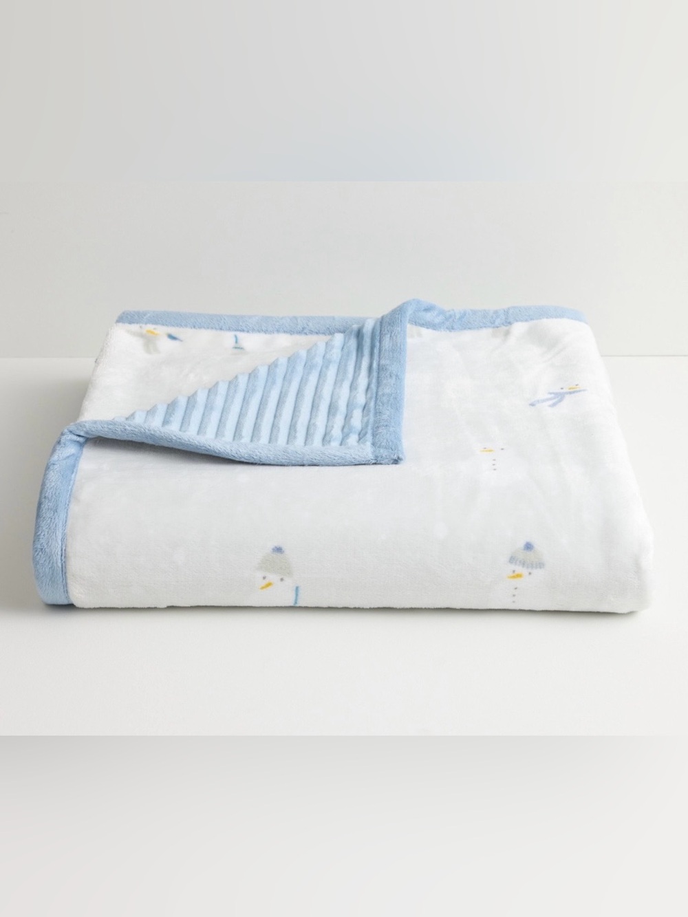 NWT - Cuddl Duds® Reversible Plush Ribbed Throw Blanket